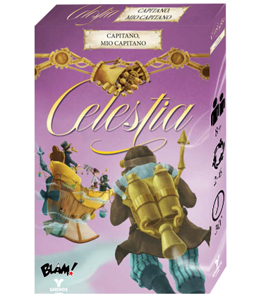 Celestia: Capitano, mio Capitano - Espansione per Giochi di Avventura | Gioco da Tavolo per 2-6 Giocatori, 30 Minuti di Divertim