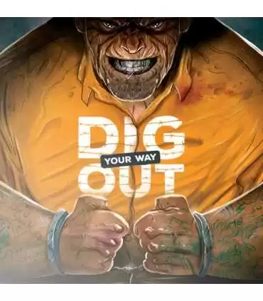 Dig Your Way Out - Gioco da Tavolo Strategico per Famiglie, Fuga dalla Prigione, 2-6 Giocatori, 40 Minuti di Divertimento!