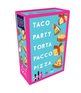 Taco Party Torta Pacco Pizza - Gioco da Tavolo Divertente per Famiglie, 2-8 Giocatori, Azione Frenetica in 15 Minuti!