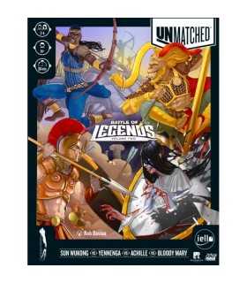 Unmatched - Battle of Legends Vol. 2: Gioco di Carte Strategico per 2-4 Giocatori, Combattimenti Epici e Eroi Leggendari!