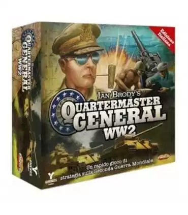 Quartermaster General - Gioco da Tavolo Strategico sulla Seconda Guerra Mondiale per 2-6 Giocatori, 90 Minuti di Gioco, Italiano