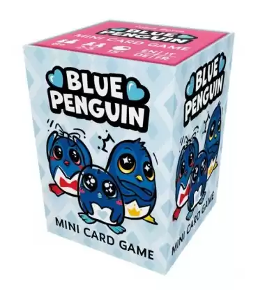 Mini Card Game - Blue Penguin