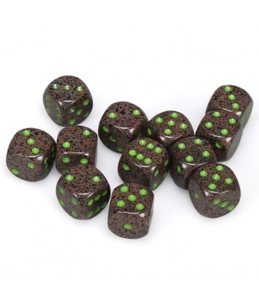 Set di Dadi 12D6 Speckled (Terra)