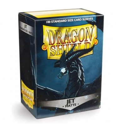 100 Bustine Standard Dragon Shield Matte Sleeves - JET