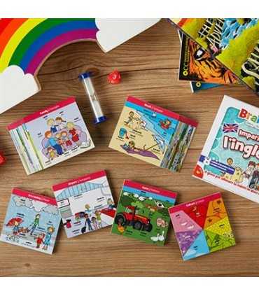 BrainBox - Impariamo l'Inglese: Gioco Educativo per Famiglie, Divertente e Stimolante, 1-8 Giocatori, 8+ Anni, 15 Minuti di Gioc