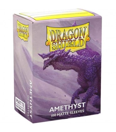 100 Bustine Standard Dragon Shield Matte Sleeves - AMETHYST