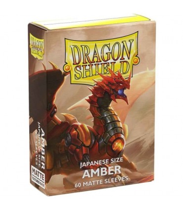 60 Bustine Dragon Shield Japanese Matte - AMBER