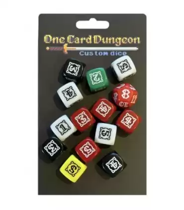 One Card Dungeon - Set di 14 Dadi Custom