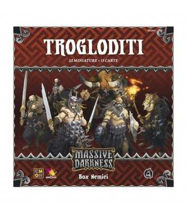Massive Darkness: Trogloditi - Espansione per Giochi di Avventura, 1-6 Giocatori, Fantasy, Dungeon Crawler, Combattimento
