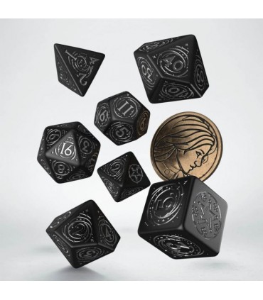 Set di 7 Dadi The Witcher Yennefer - The Obsidian Star