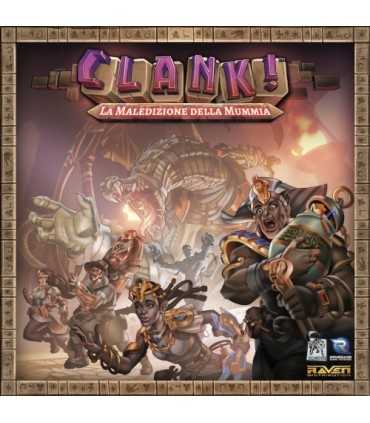 Clank!: La Maledizione della Mummia - Espansione per 2-4 Giocatori, Avventura e Strategia, Gioco di Deckbuilding, 60 Minuti