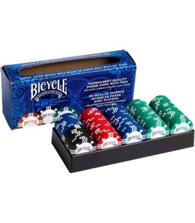 Bicycle - Set di 100 Chips da Poker