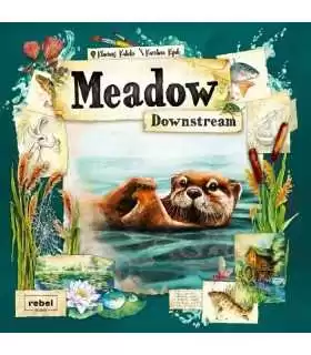 Meadow Downstream - Espansione di Gioco Educativo per Famiglie, Esplorazione Naturalistica e Card Drafting, 1-4 Giocatori