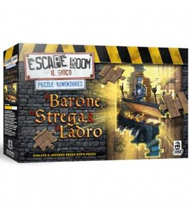 Escape Room Puzzle Adventure: Il Barone, la Strega e il Ladro - Gioco Cooperativo per 1-2 Giocatori, 150 Minuti di Enigmi Mediev
