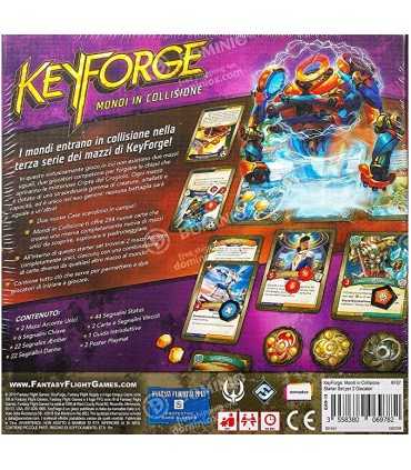 KeyForge - Mondi in Collisione Starter Set Asmodee | Gioco Strategico per 2 Giocatori, 45 Minuti, Richard Garfield