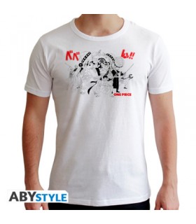 T-shirt - One Piece Full Crew White - New Fit - L