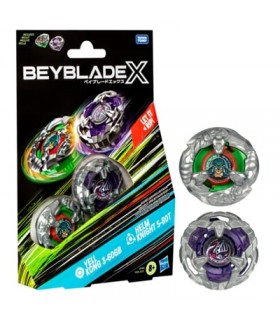 Beyblade X - Yell Kong 3-60gb And Helm Knight 5-80t Top Dual Pack Set