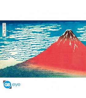 Poster - Hokusai - Red Fuji