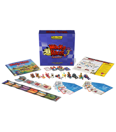 Wacky Races - Deluxe: Gioco di Corse per Famiglie, 2-6 Giocatori, Divertimento e Strategia in 15 Minuti di Adrenalina!