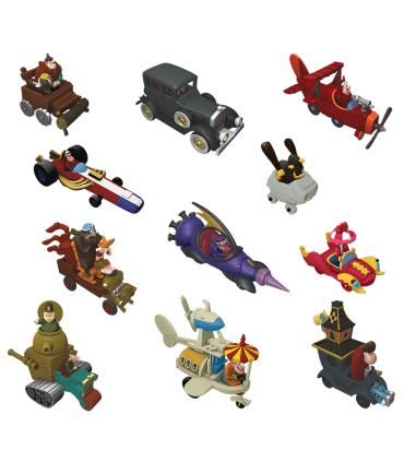 Wacky Races - Deluxe: Gioco di Corse per Famiglie, 2-6 Giocatori, Divertimento e Strategia in 15 Minuti di Adrenalina!