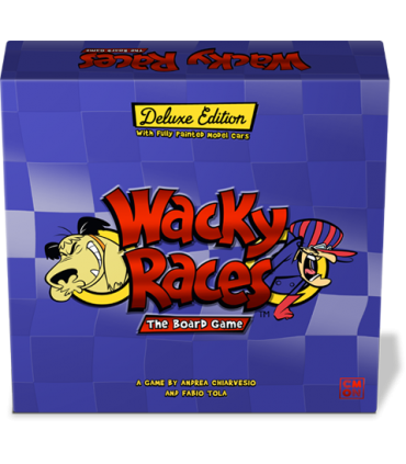 Wacky Races - Deluxe: Gioco di Corse per Famiglie, 2-6 Giocatori, Divertimento e Strategia in 15 Minuti di Adrenalina!