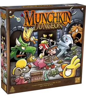 Munchkin Dungeon - Gioco da Tavolo Avventura Fantasia per 2-5 Giocatori, 60 Minuti di Divertimento Strategico - Asmodee