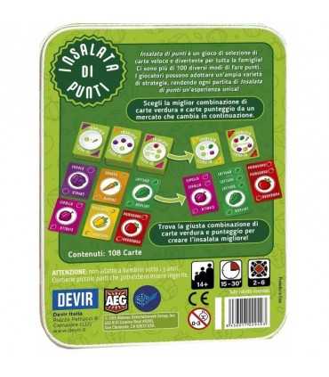 Insalata di Punti - Gioco di Carte Divertente per Famiglie | 2-6 Giocatori, 20 Minuti, Età 8 | Strategia e Competizione!