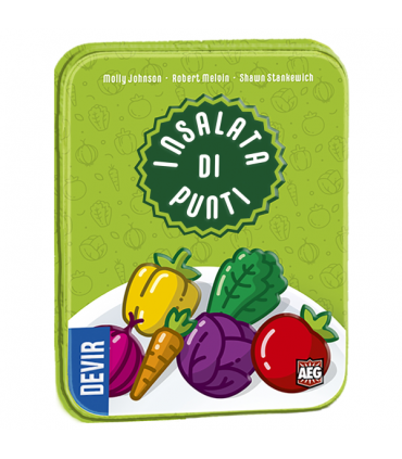 Insalata di Punti - Gioco di Carte Divertente per Famiglie | 2-6 Giocatori, 20 Minuti, Età 8 | Strategia e Competizione!