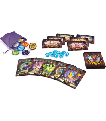 Via Magica - Gioco da Tavolo Avventuroso per Famiglie | 2-6 Giocatori, 30 Minuti di Divertimento | Adatto dai 7 Anni | Oliphante