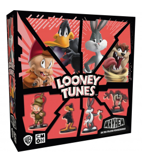 Asmodee Looney Tunes Mayhem - Gioco da Tavolo per Famiglie, Combattimento e Strategia, 2-4 Giocatori, Durata 30 Minuti!