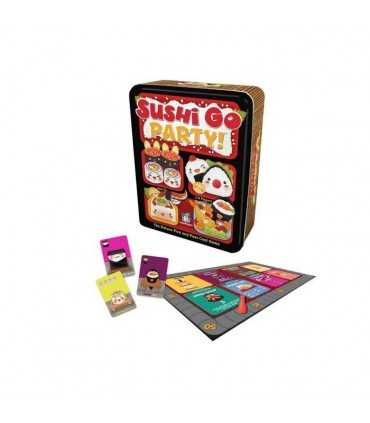 Sushi Go Party! - Gioco di Carte per 2-8 Giocatori, Divertimento e Strategia per Famiglie e Amici, Edizioni Uplay