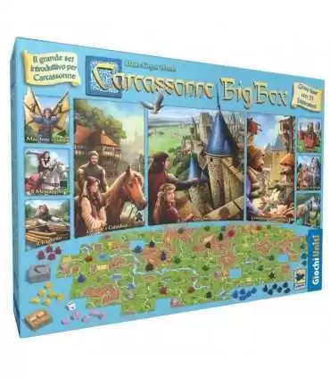 Carcassonne - Big Box: Gioco da Tavolo con 11 Espansioni per 2-6 Giocatori, Strategia e Divertimento per Famiglie!