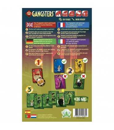 12 Gangsters - Gioco di Carte Strategico e Divertente per 3-6 Giocatori, Durata 20 Minuti, Età 8+, Yusuke Emi - Blue Orange Gam
