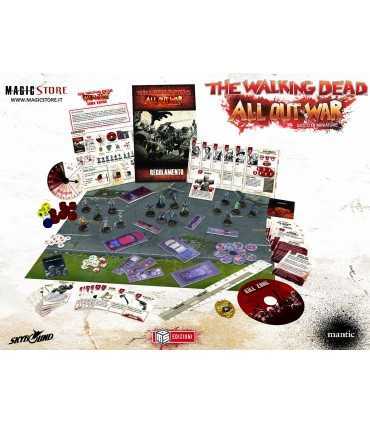 The Walking Dead All Out War - Gioco da Tavolo Horror con Miniature - Sopravvivenza e Strategia per 2 Giocatori, Italiano