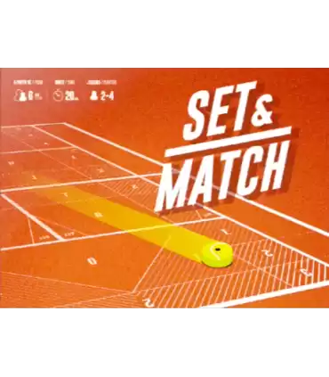 Set & Match - Gioco di Tennis Strategico per Famiglie, 2-4 Giocatori, Divertimento e Sfida per Tutte le Età!