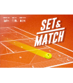 Set & Match - Gioco di Tennis Strategico per Famiglie, 2-4 Giocatori, Divertimento e Sfida per Tutte le Età!