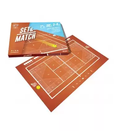 Set & Match - Gioco di Tennis Strategico per Famiglie, 2-4 Giocatori, Divertimento e Sfida per Tutte le Età!