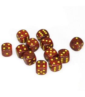 Set di Dadi 12D6 Speckled (Mercurio)