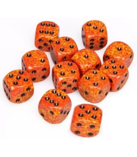 Set di Dadi 12D6 Speckled (Fuoco)