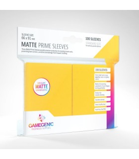 Bustine Opache Gamegenic Matte Prime Sleeves 100 (GIALLO)