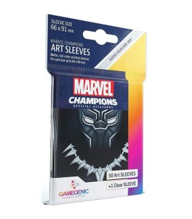 Bustine Gamegenic Marvel Champions Art Sleeves 50 (BLACK PANTHER)