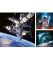 3 Puzzle da 49 Pezzi - Avventure nello Spazio