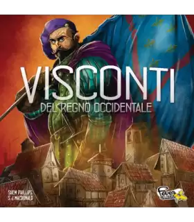 Visconti del Regno Occidentale - Gioco da Tavolo Strategico per 1-4 Giocatori, Edizione 2020, 90 Minuti di Avventura Medievale