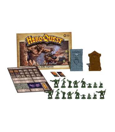 HeroQuest - La Rocca di Kellar: Espansione Avventure, Miniature e Strategia per 2-5 Giocatori, 90 Minuti di Gioco!