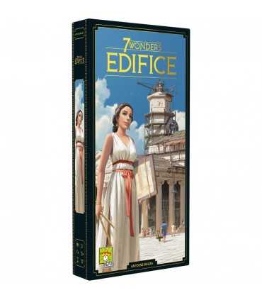 7 Wonders: Edifice - Nuova edizione di Asmodee | Espansione strategica per 4-8 giocatori, costruisci edifici maestosi!