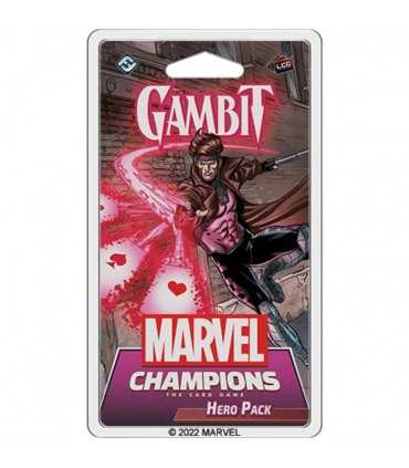 Marvel Champions LCG - Gambit Pack Eroe Asmodee | 15 carte uniche, cooperativo, azione e strategia | Gioco di carte Fumetti 2023