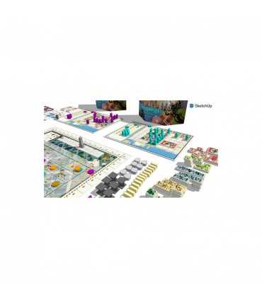 Small City Deluxe Edition - Costruisci la tua città ideale | Gioco da tavolo strategico per 1-4 giocatori | Edizione 2023