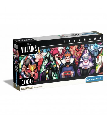 Puzzle da 1000 Pezzi Panorama - Disney Villains