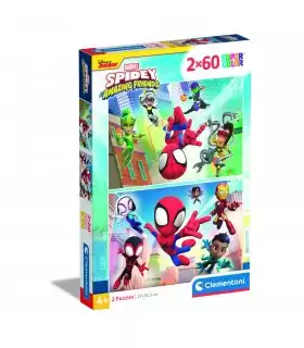 2 Puzzle da 60 Pezzi - Spidey