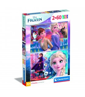 2 Puzzle da 60 Pezzi - Frozen 2
